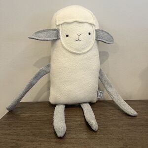 Finkelstein 18.5" White Lamb Hand Stitched Plush by Michelle Jewell Fink Center